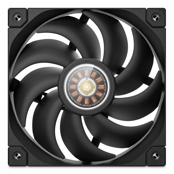 DEEPCOOL VENTOLE CASE FT12  NERA 12cm POTENTE SILENZIOSA DURATURA 4PIN PWM