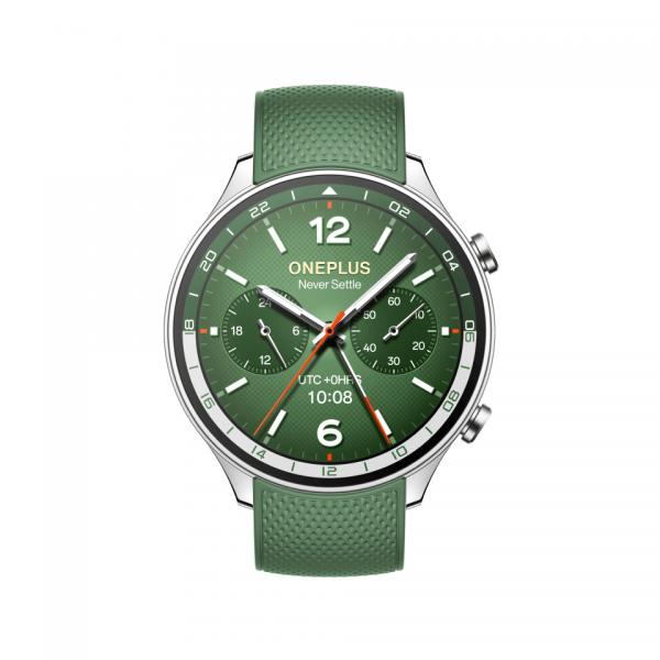 OnePlus Watch 2R 3,63 cm [1.43] AMOLED 46 mm Digitale 466 x 466 Pixel Touch screen Verde Wi-Fi GPS [satellitare] (OnePlus Watch 2R Smartwatch forest green)