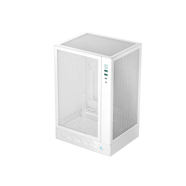 Deepcool Bianco Case Per Pc Ch510 Mini-Atx Con Display Led Usb Tipo C Abs/Spcc - Immagine 1