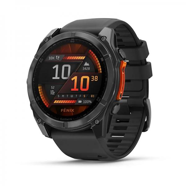 Garmin Fenix 8 3,56 cm [1.4] AMOLED 51 mm Digitale 454 x 454 Pixel Touch screen Grigio Wi-Fi GPS [satellitare] (Garmin Fenix 8 51Mm Slate Gray)