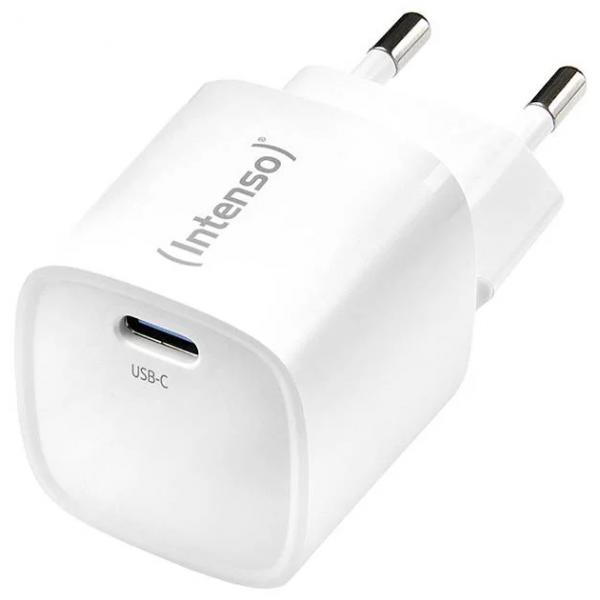 INTENSO ALIMENTATORE FAST 30W 1 ENTRATA USB C, GAN, BIANCO