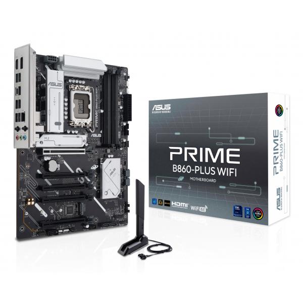 ASUS MB INTEL PRIME B860-PLUS WIFI, ATX, LGA 1851, DDR5, 1PCI-Ex16, 4DIMM, HDMI/DP, 2M2/4SATA