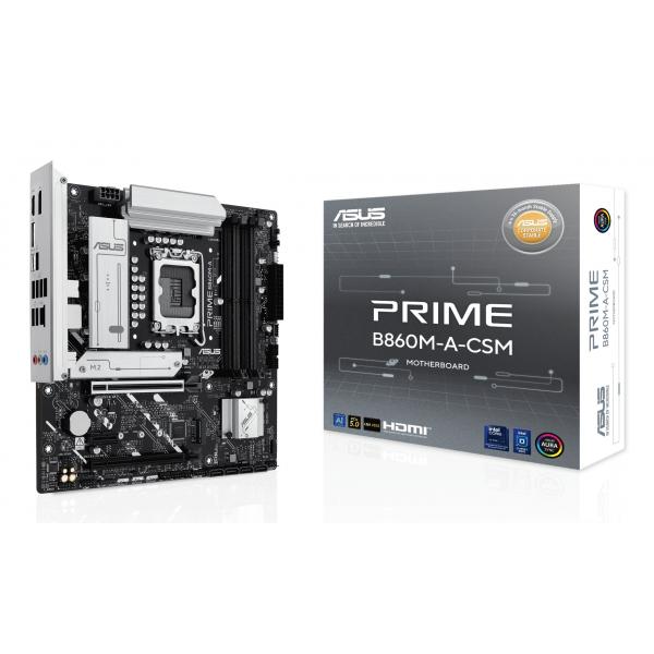 ASUS MB INTEL PRIME B860M-A-CSM, m-ATX, LGA 1851, DDR5, 1PCI-Ex16, 4DIMM, HDMI/2DP, 2M2/4SATA