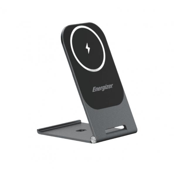 Energizer Wireless Magnetic Charger Stand Grigio