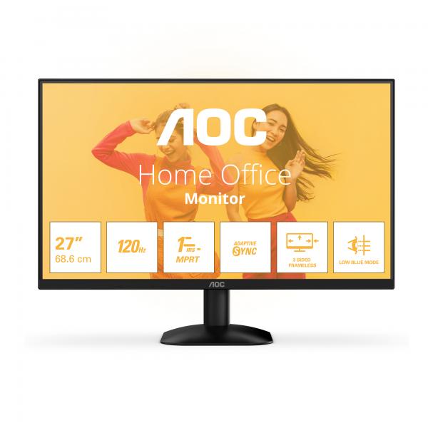 AOC MONITOR 27 LED VA FHD 16:9 4MS 300 CDM 100Hz, VGA/HDMI