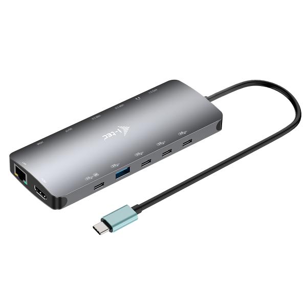 I-TEC DOCKING STATION USB-C NANO 3X LCD 2X HDMI 1X USB-C VIDEO, PD 140W - immagine prodotto