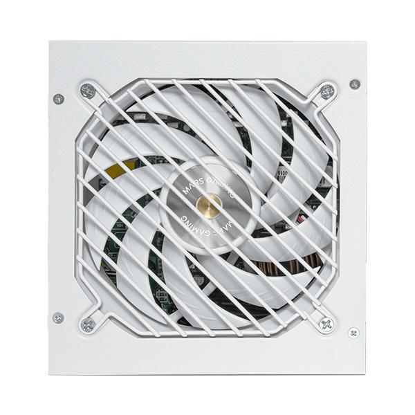 MARSGAMING ALIMENTATORE MPB650SIW  650W 80PLUS BRONZE BIANCO APFC 2X PCIE6+