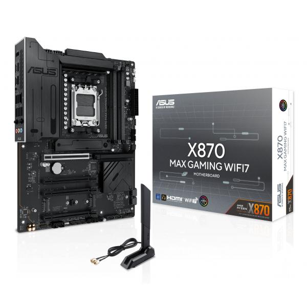 ASUS MB X870 MAX GAMING WIFI7//AM5,X870,USB4,WIFI7,AURA - immagine prodotto