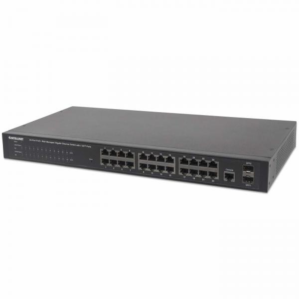 Intellinet 560559 switch di rete Gigabit Ethernet (10/100/1000) Supporto Power over Ethernet (PoE) Nero