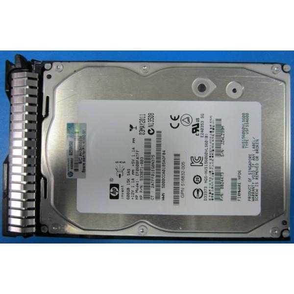 Hewlett Packard Enterprise 653952-001 disco rigido interno 3.5" 600 GB SAS