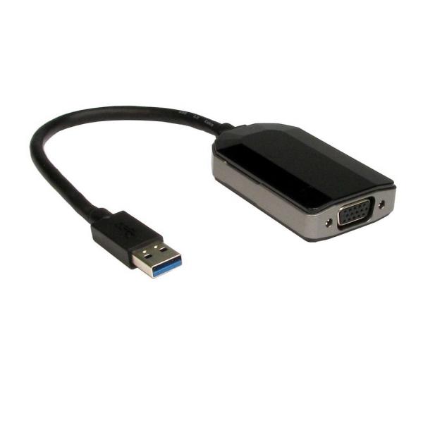 Cables Direct USB 3.0 - VGA adattatore grafico USB Nero (CDL USB 3.0 VGA Adapter)