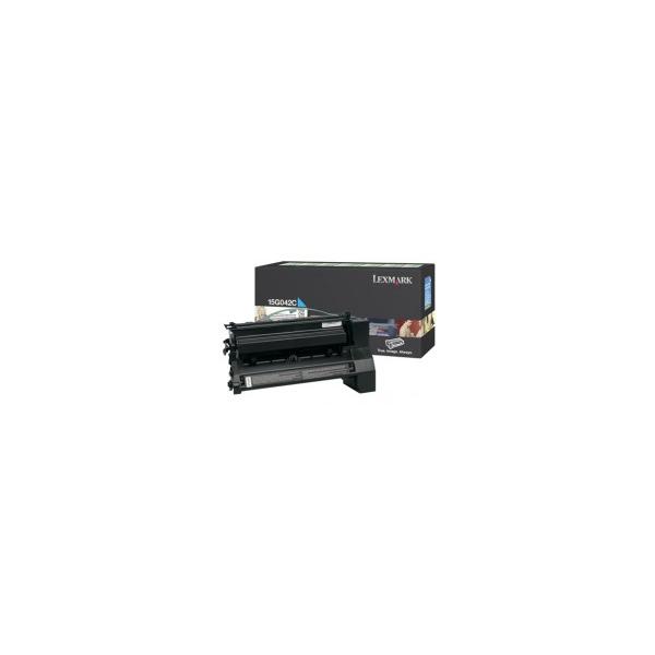 Lexmark 15G042C cartuccia toner 1 pz Originale Ciano