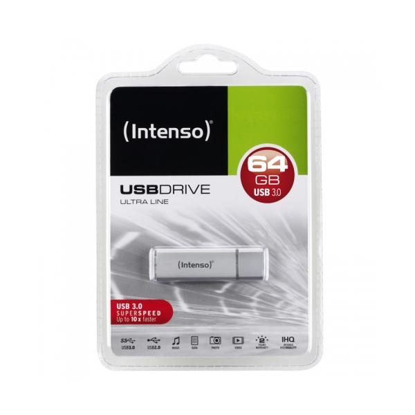 INTENSO ULTRA LINE 64GB CHIAVETTA USB 3.0 SILVER 3531490