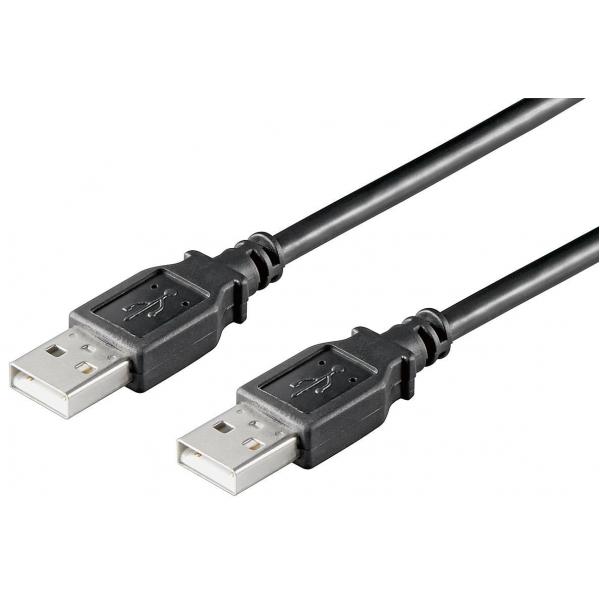 USB2.0 A-A 3m M-M, Black