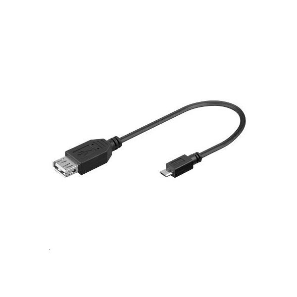 USB A - B Micro  F-M 0,20m