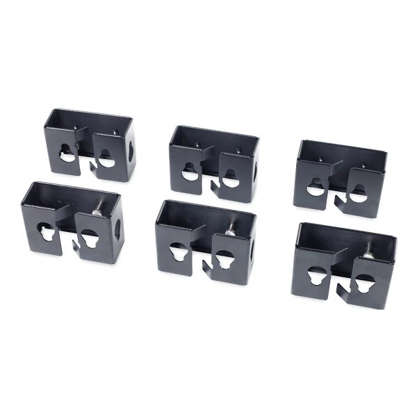 APC AR7710 Cable Containment Brackets Nero (Cable Containment Brackets with PDU Mounting Capability for NetShelter SX)