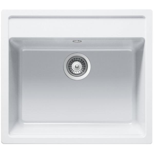 Lavello Smeg VC57B monovasca 57 cm sintetico colore bianco