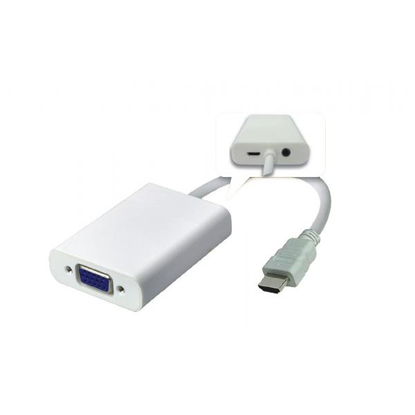 Adapter HDMI - VGA M/F, White