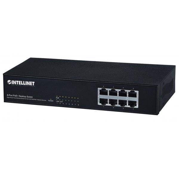 Intellinet 560764 Switch Di Rete Fast Ethernet (10/100) Supporto Power Over Ethernet (poe) Nero