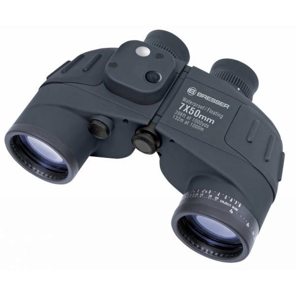 Bresser Optics Nautic 7 x 50 binocolo BaK-4 Blu