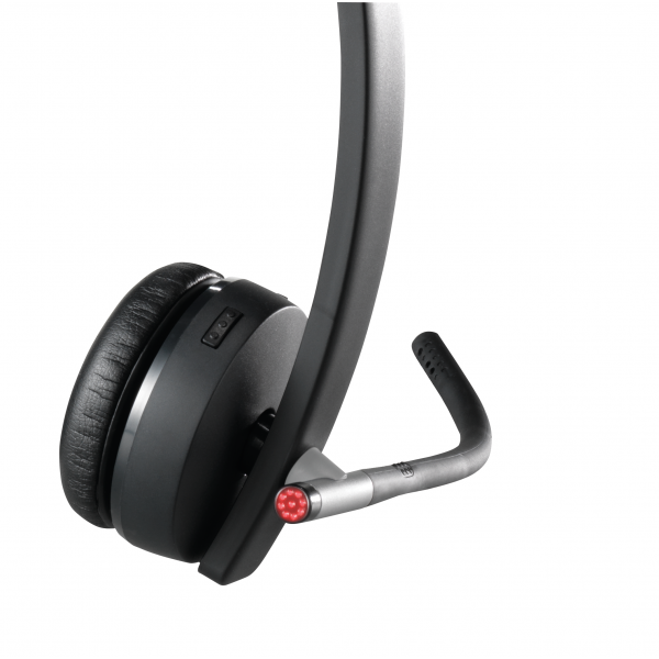 Logitech Wireless Headset Mono H820e Cuffia Padiglione Auricolare Nero