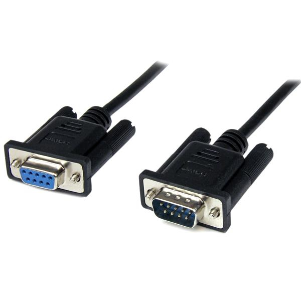 2M BLACK DB9  MODEM CABLE