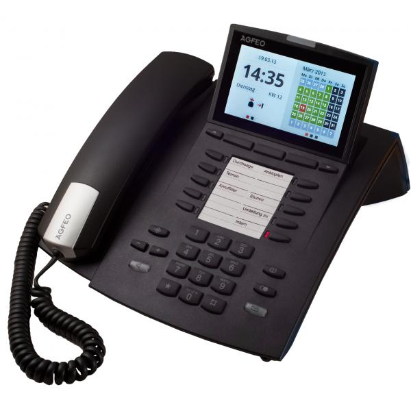 AGFEO ST 45 Telefono analogico Identificatore di chiamata Nero (ST 45 BLACK - IN) - Versione Tedesca
