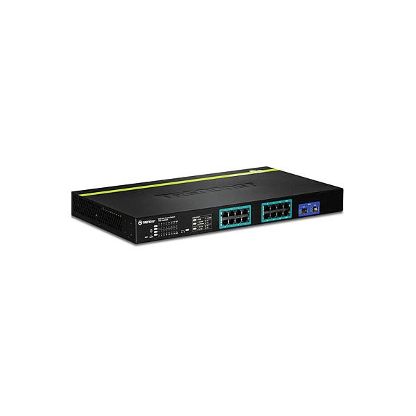 Trendnet TPE-1620WS switch di rete Gestito L2 Gigabit Ethernet (10/100/1000) Nero 1U Supporto Power over Ethernet (PoE)