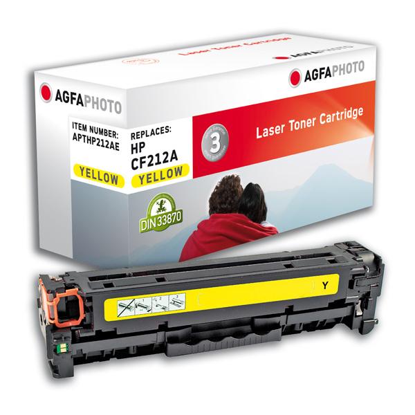 AgfaPhoto APTHP212AE cartuccia toner Giallo 1 pezzo(i)