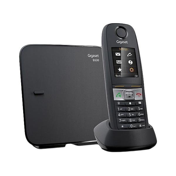 Gigaset E630 Telefono Dect Nero Identificatore Di Chiamata