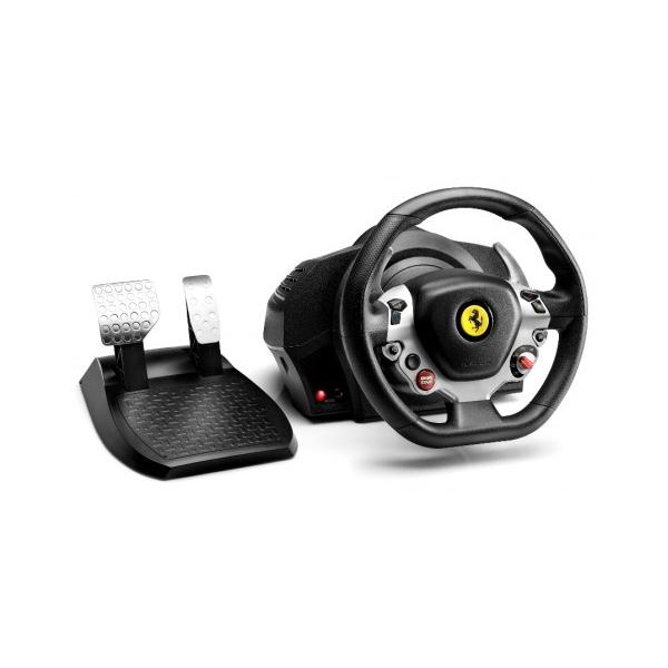 Thrustmaster FerrariÂ® 458 Italia Edition Volante USB Xbox One Nero, Argento incl. Pedale