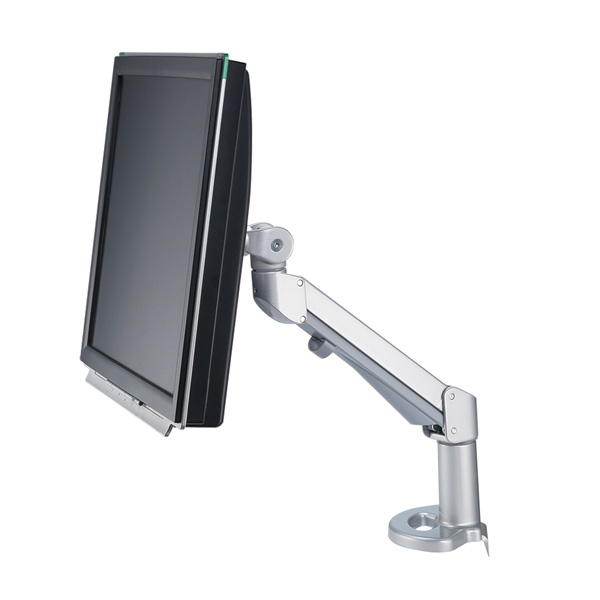 ROLINE LCD Monitor Stand Pneumatic, Desk Clamp, Pivot 1 Joint