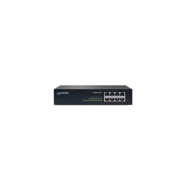 Lancom Systems GS-1108P Non gestito Gigabit Ethernet [10/100/1000] Supporto Power over Ethernet [PoE] Nero (LANCOM GS-1108P - UNM. GIGABIT ETHERNET SWITCH)