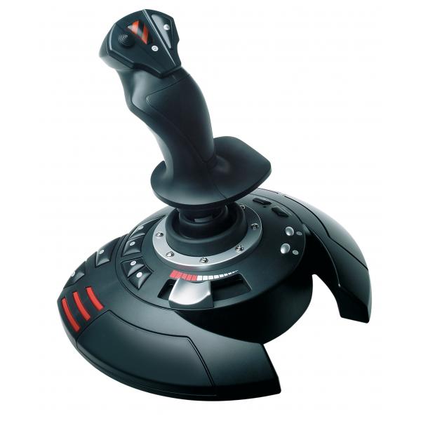 Thrustmaster T.Flight Stick X Nero, Rosso, Argento USB Joystick Analogico PC, Playstation 3 (THRUSTMASTER T.FLIGHT STICK X)