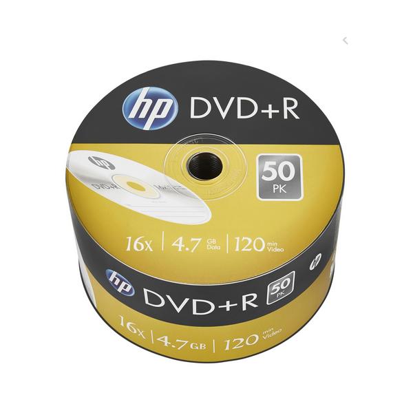 HP DRE00070 DVD vergine 4,7 GB DVD+R 50 pz