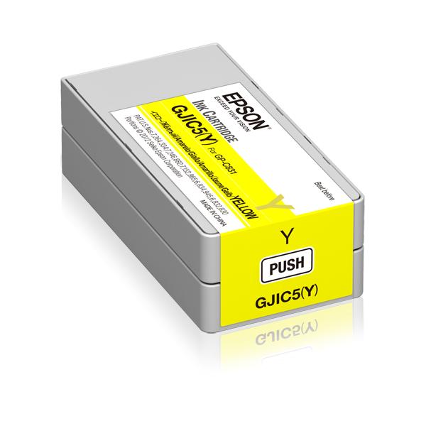 Epson GJIC5(Y): Ink cartridge for ColorWorks C831 (Yellow) (MOQ=10)