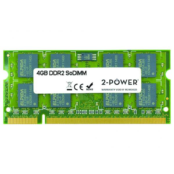 2-Power MEM4303A memoria 4 GB 1 x 4 GB DDR2 800 MHz (4GB DDR2 800MHz SoDIMM)