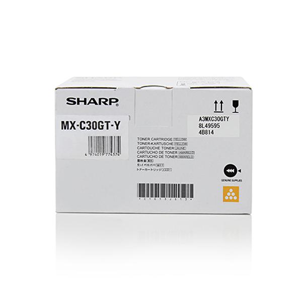 Sharp MXC30GTY cartuccia toner 1 pz Originale Giallo