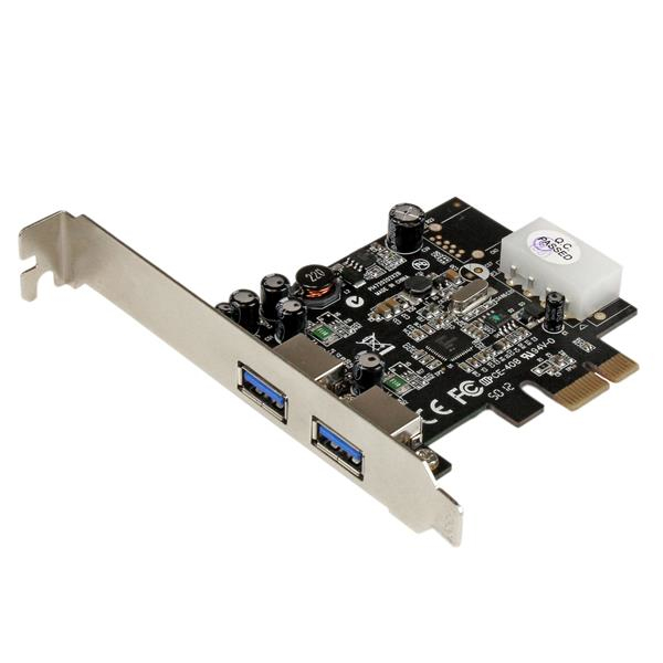 StarTech.com Adattatore scheda SuperSpeed USB 3.0 con 2 porte PCI Express (PCIe) con UASP...