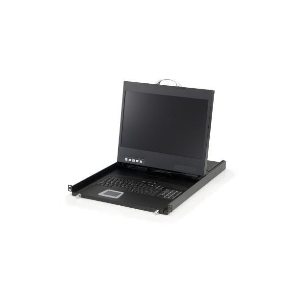 LevelOne KVM-8901DE console a rack 48,3 cm (19") 1440 x 900 Pixel Nero
