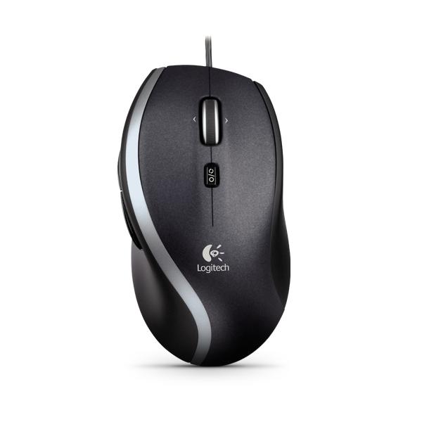 Logitech M500 mouse Ufficio Mano destra USB tipo A Laser 1000 DPI (M500S Corded Optical Mouse - Black - Warranty: 24M)