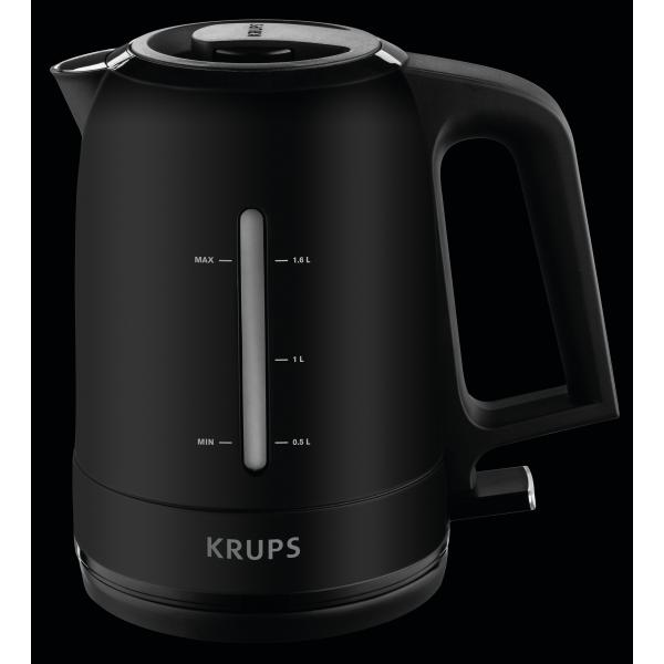 Krups BW2448 bollitore elettrico 1,6 L Nero (Krups BW2448 elkedel 1,6 L Sort)