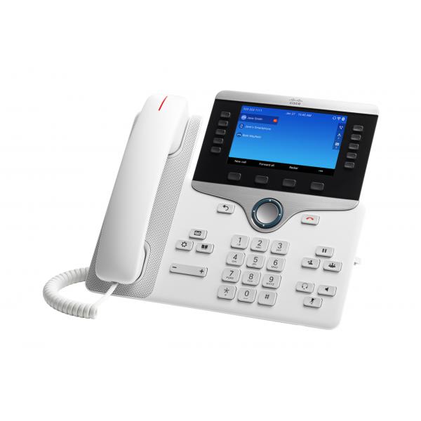 Cisco 8861 telefono IP Nero, Argento Wi-Fi (Cisco IP Phone 8861 - VoIP phone - IEEE 802.11a/b/g/n/ac [Wi-Fi] - SIP, RTP, SDP - 5 lines - charcoal) - Versione UK