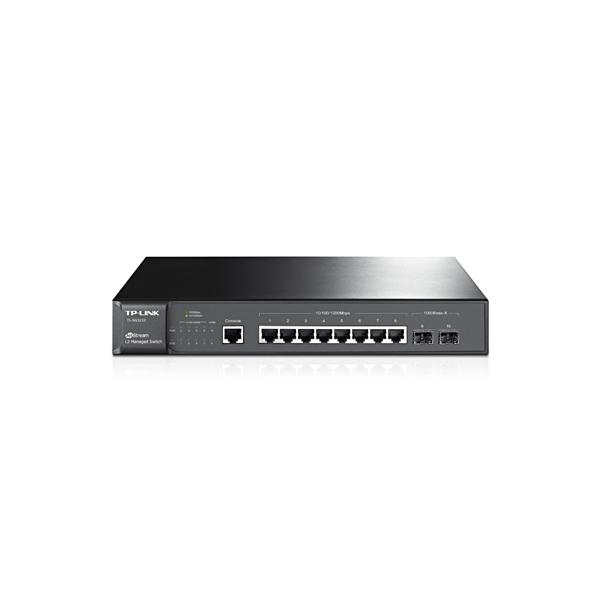 TP-LINK TL-SG3210 switch di rete Gestito L2 Gigabit Ethernet (10/100/1000) Nero