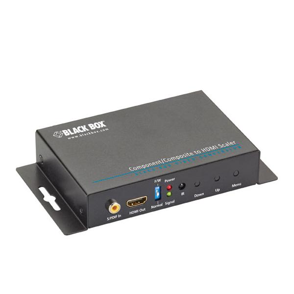 Black Box AVSC-VIDEO-HDMI convertitore video (COMPONENT/COMPOSITE TO HDMI - SCALER Scaler Converter With - Audio - Warranty: 36M)