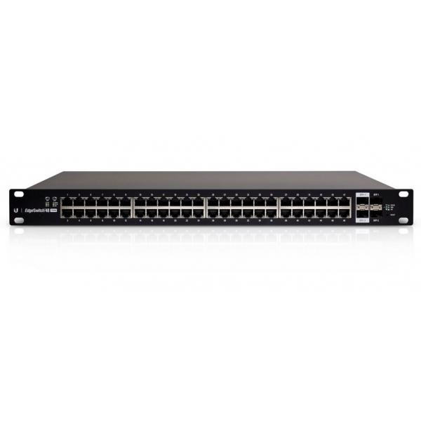 Ubiquiti ES-48-500W switch di rete Gestito L2/L3 Gigabit Ethernet [10/100/1000] Supporto Power over Ethernet [PoE] 1U Nero (Ubiquiti ES-48-500W EdgeSwitch 48 Port 500W Managed POE Network Switch)