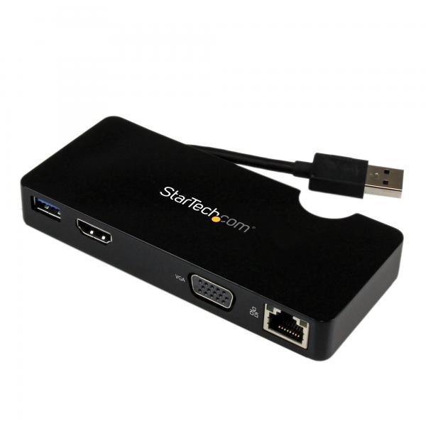 StarTech.com Mini Docking Station Universale per Laptop USB 3.0 con uscita HDMI/VGA e Giga...