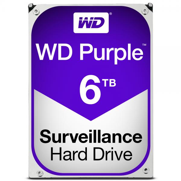 Western Digital Purple 3.5 6000 GB Serial ATA III (WD Purple 6TB 24x7 - Purple, 3.5, 6000 GB, 5400 - RPM - Warranty: 36M)