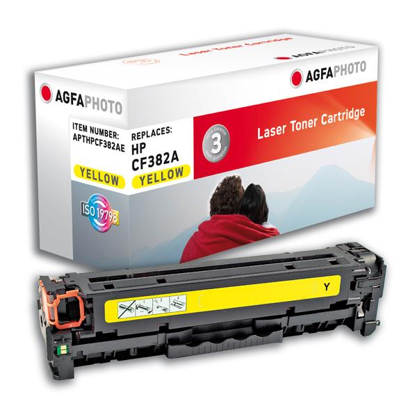 AgfaPhoto APTHPCF382AE cartuccia toner Giallo 1 pezzo(i)