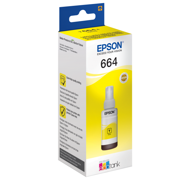 EPSON CARTUCCIA T6644 INK BOTTLE YELLOW